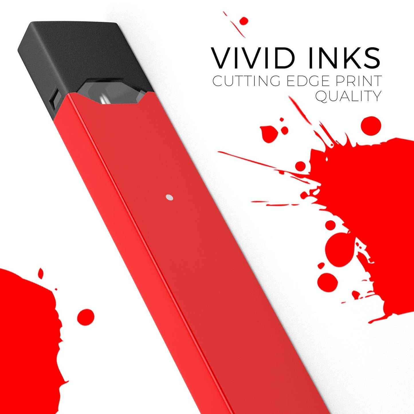 Solid Red - Premium Decal Protective Skin-Wrap Sticker compatible with